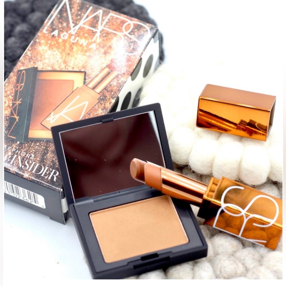 NWT NARS Laguna Sephora Birthday Mini Set Bronzing Powder + Afterglow Lip Balm - Picture 2 of 6